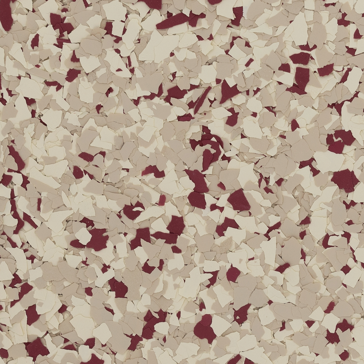 Crimson 1/4 inch flake blend