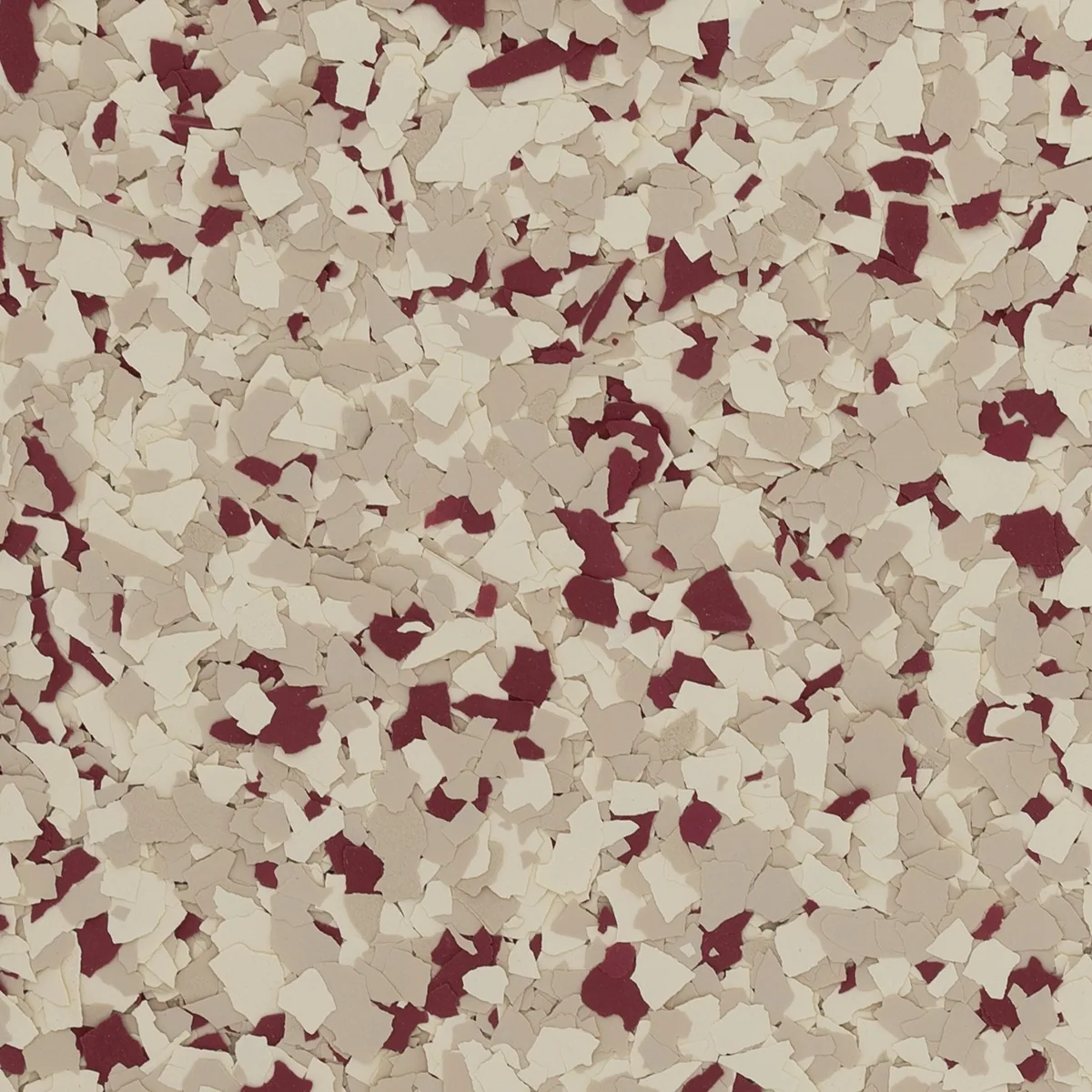 Crimson 1/4 inch flake blend