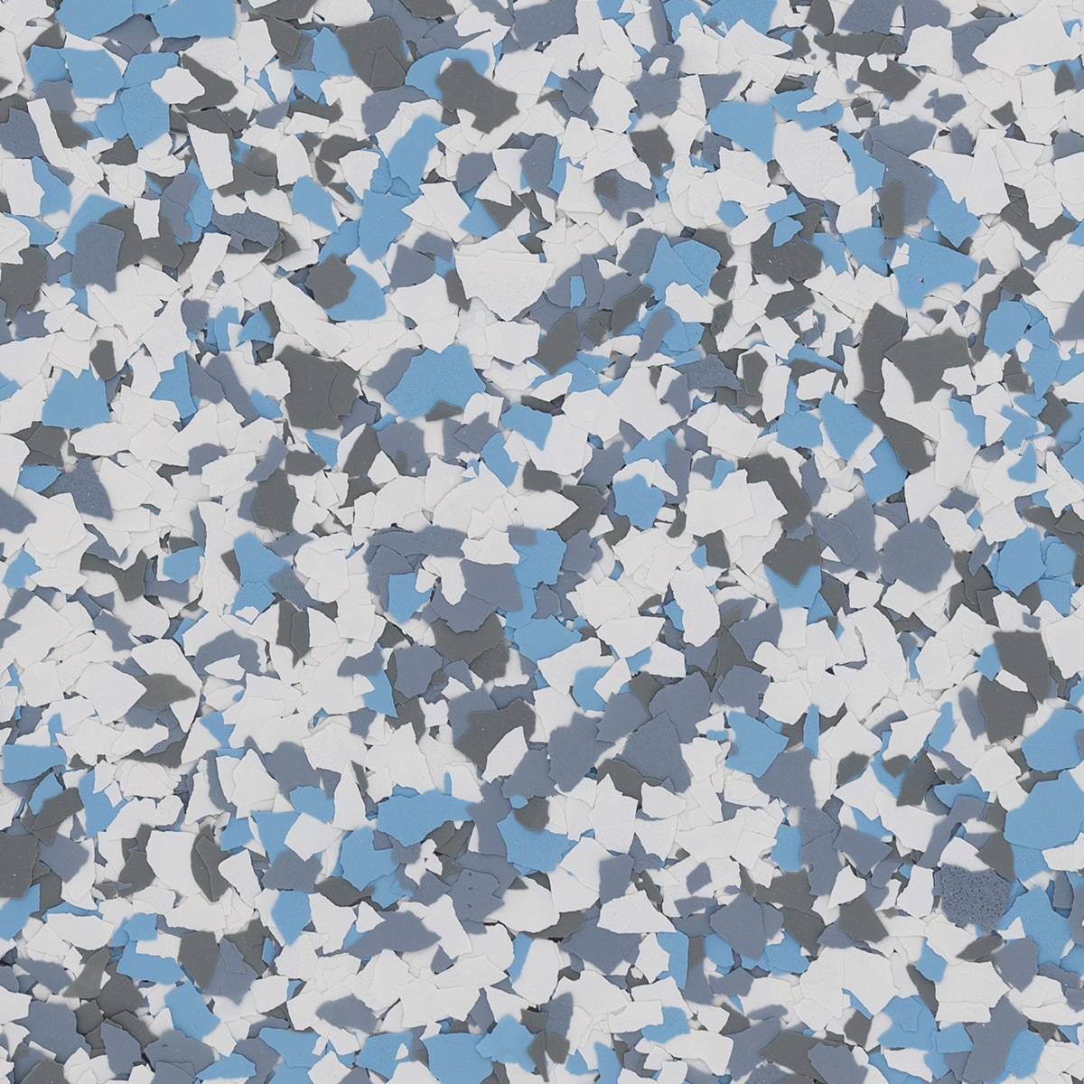 Ice Blue 1/4 inch flake blend