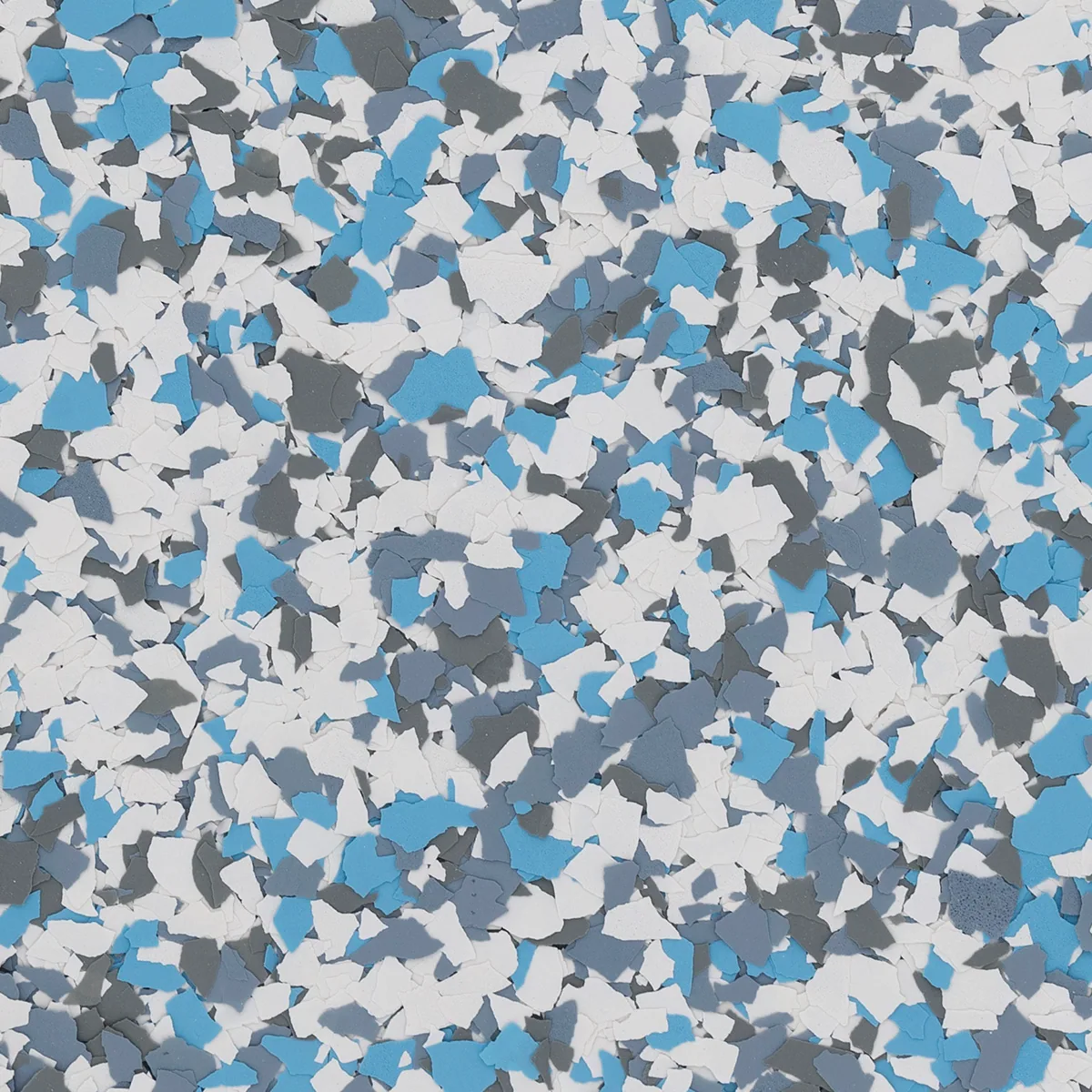 Ice Blue 1/4 inch flake blend