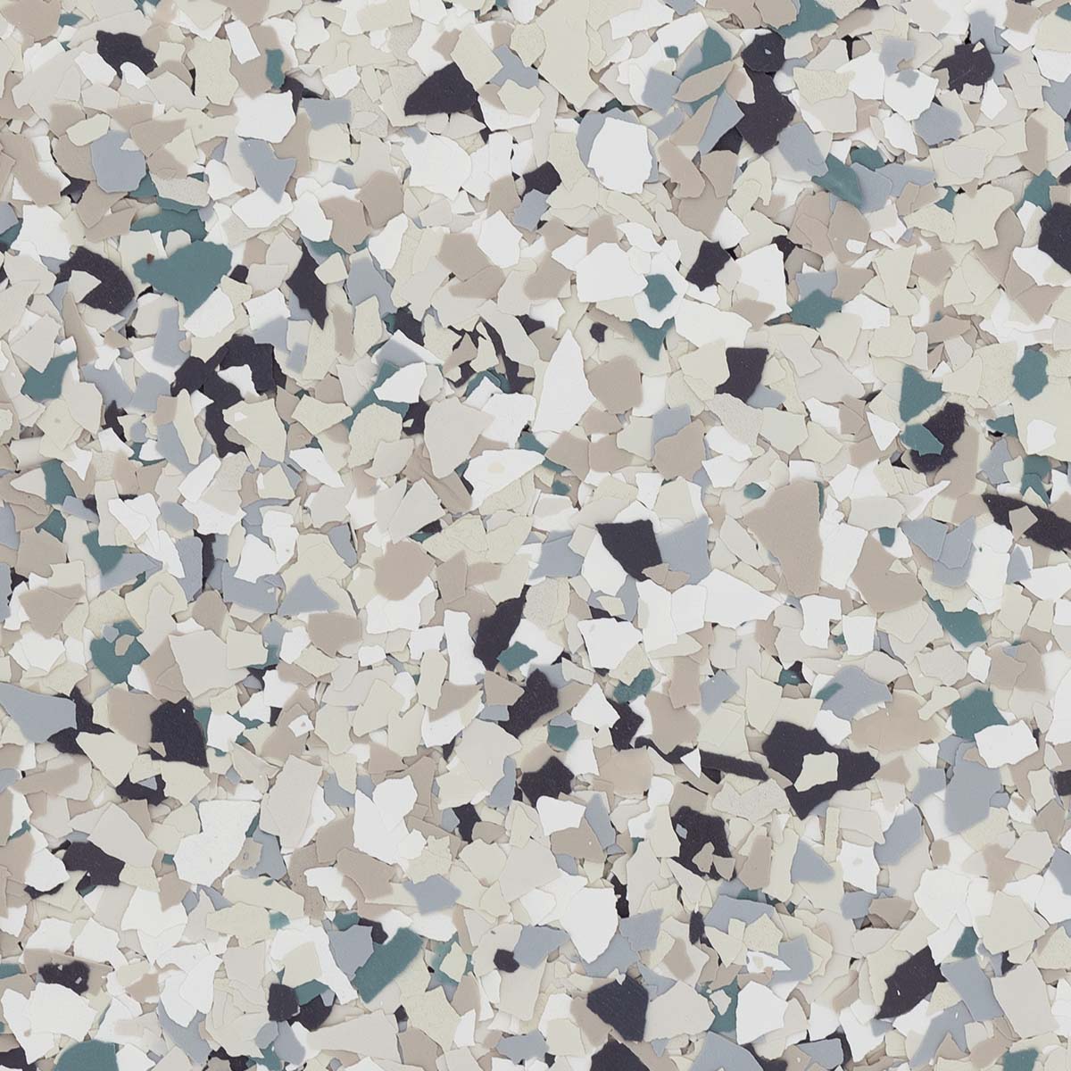 Nordic Green 1/4 inch flake blend
