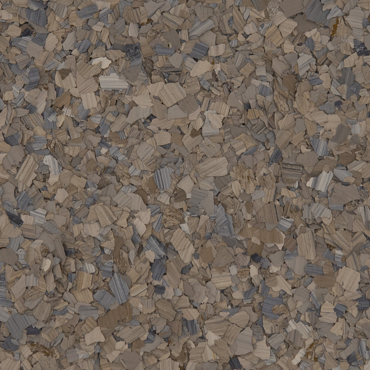 Obsidian 1/4 inch flake blend