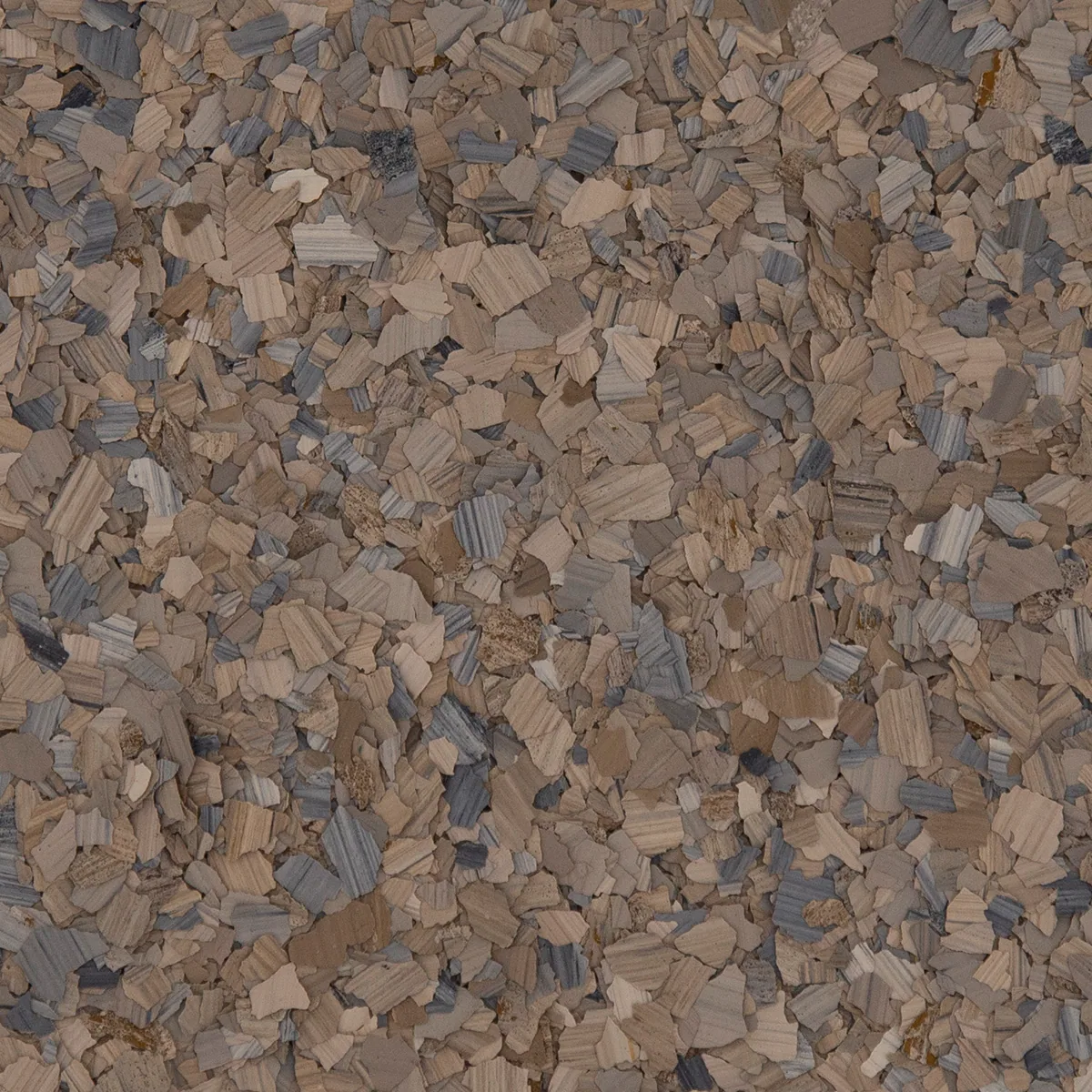 Obsidian 1/4 inch flake blend