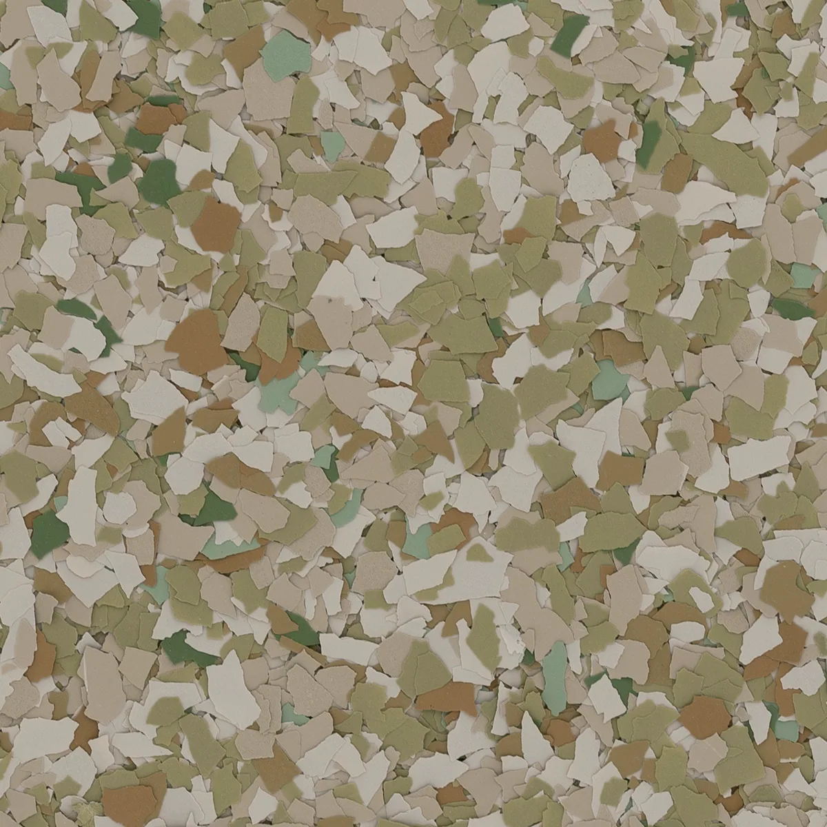 Olivine 1/4 inch flake blend