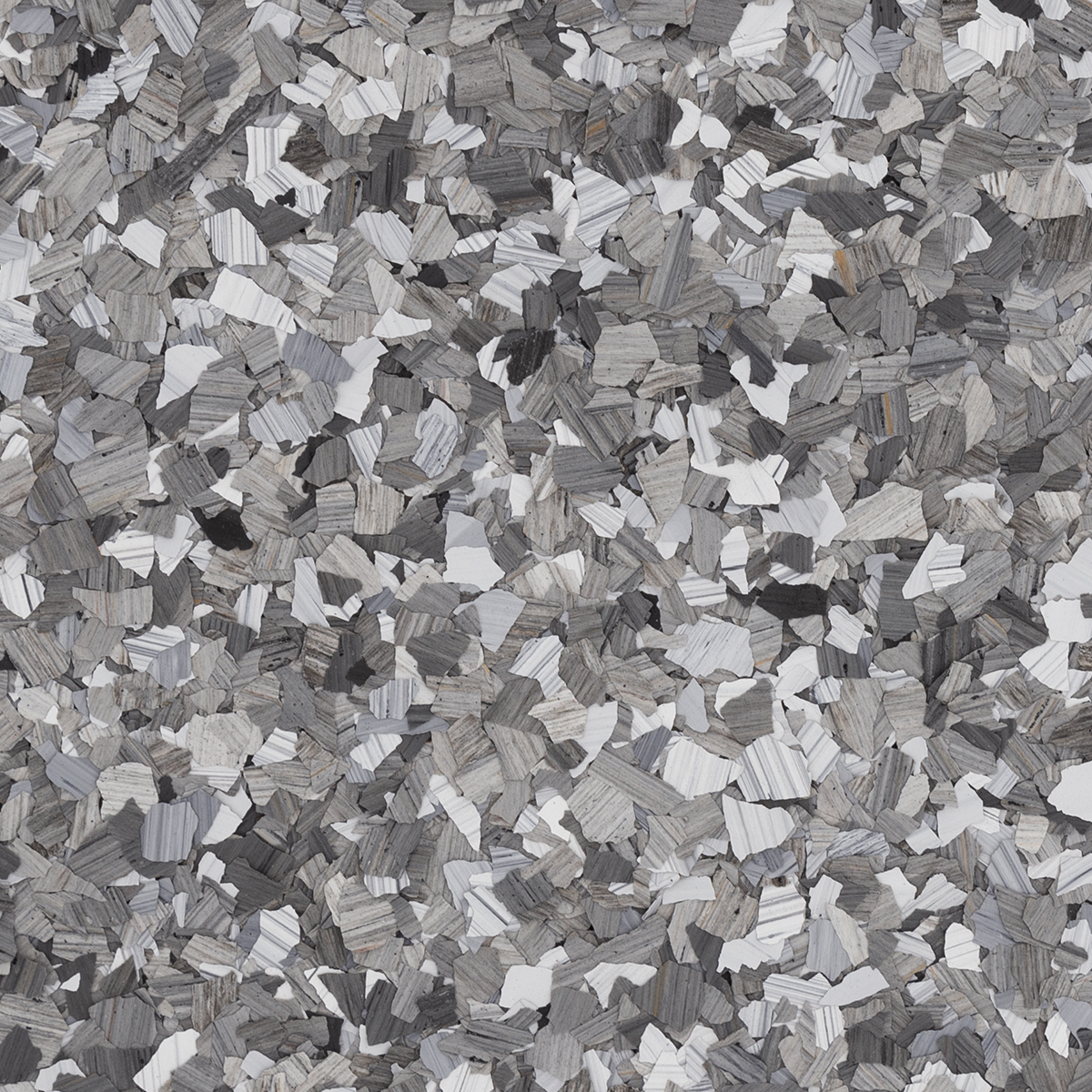 Weathered Gray 1/4 inch flake blend