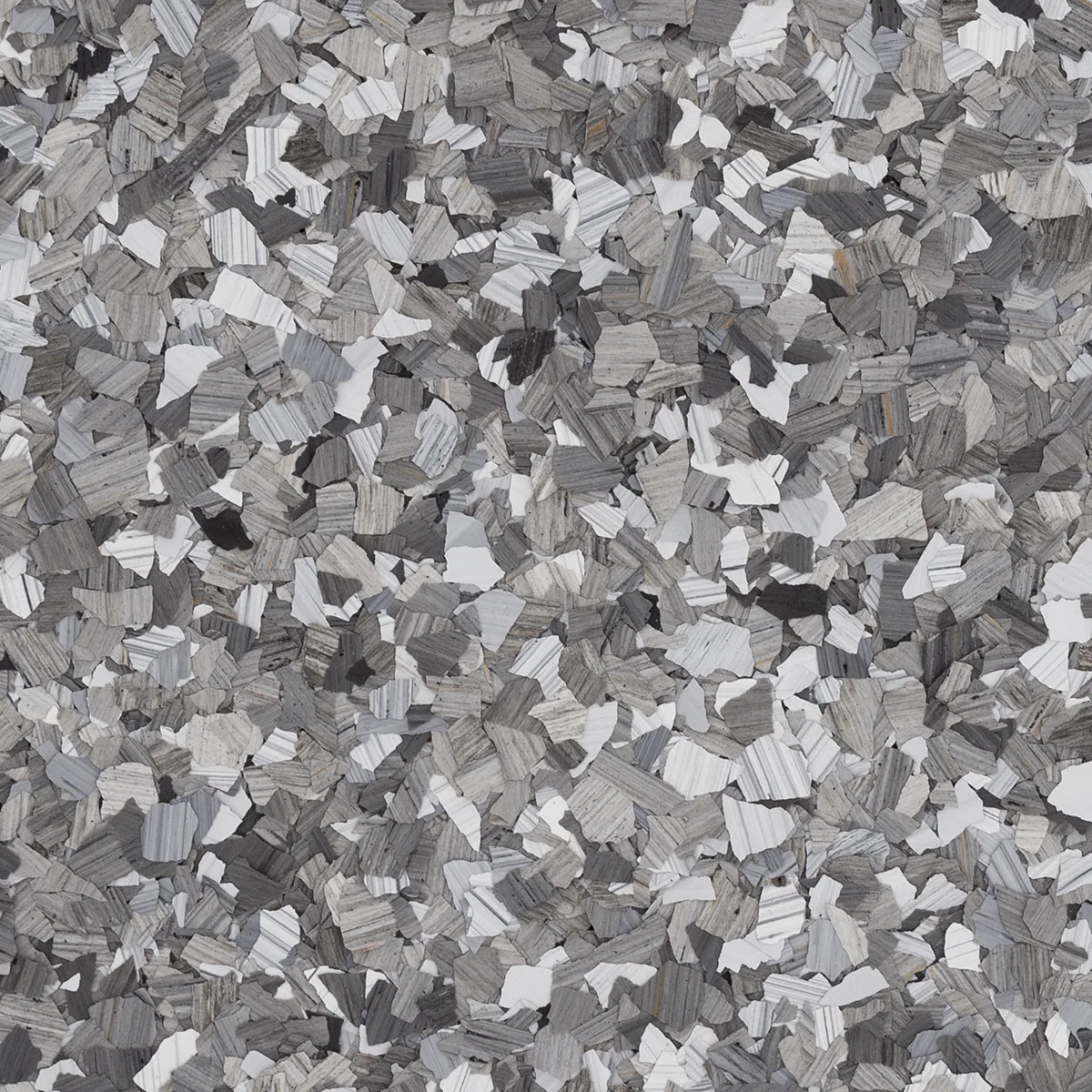 Weathered Gray 1/4 inch flake blend