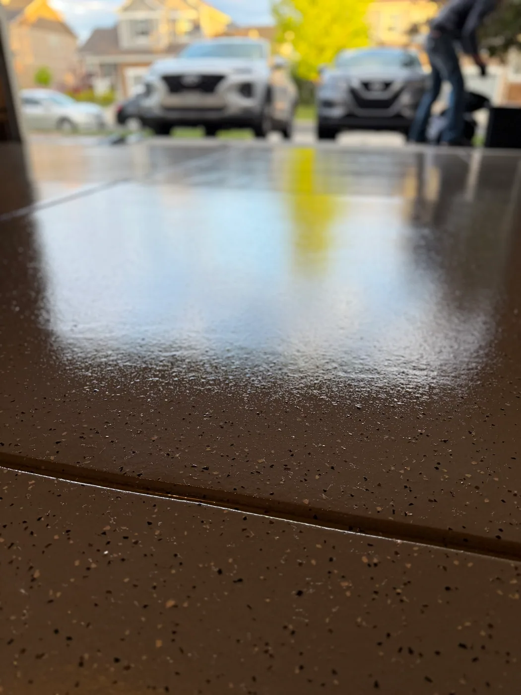 Brown Flake Driveway