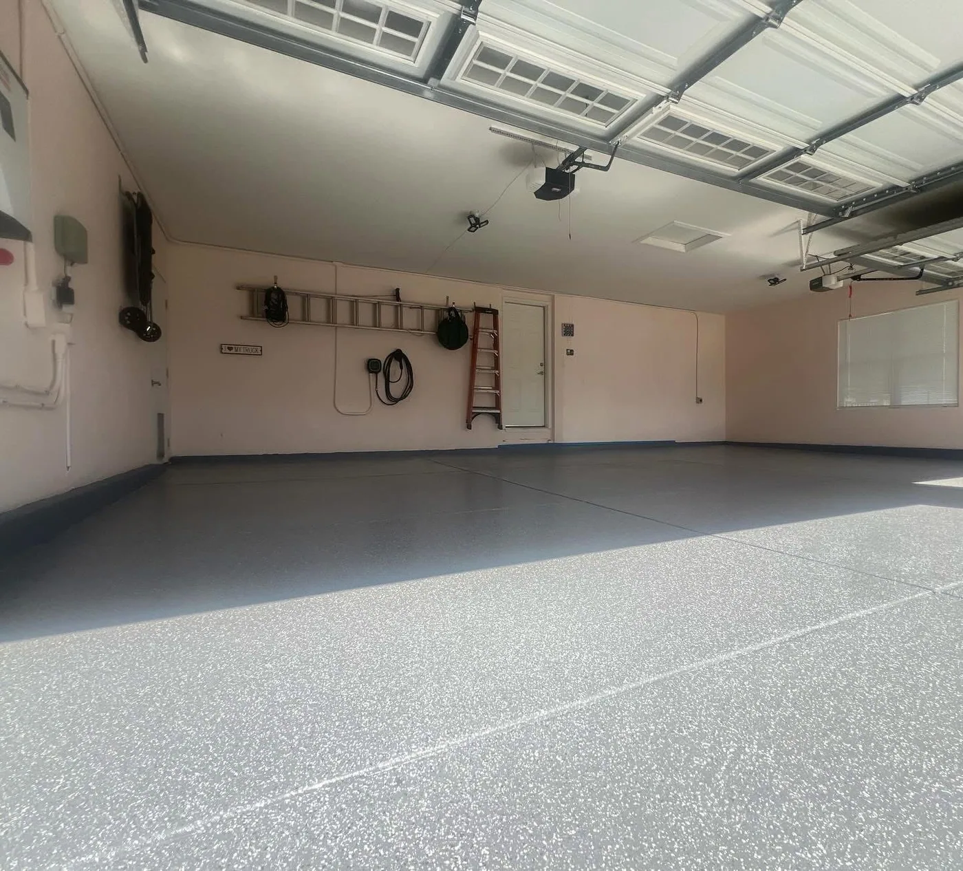 Two-Tone Garage Floor