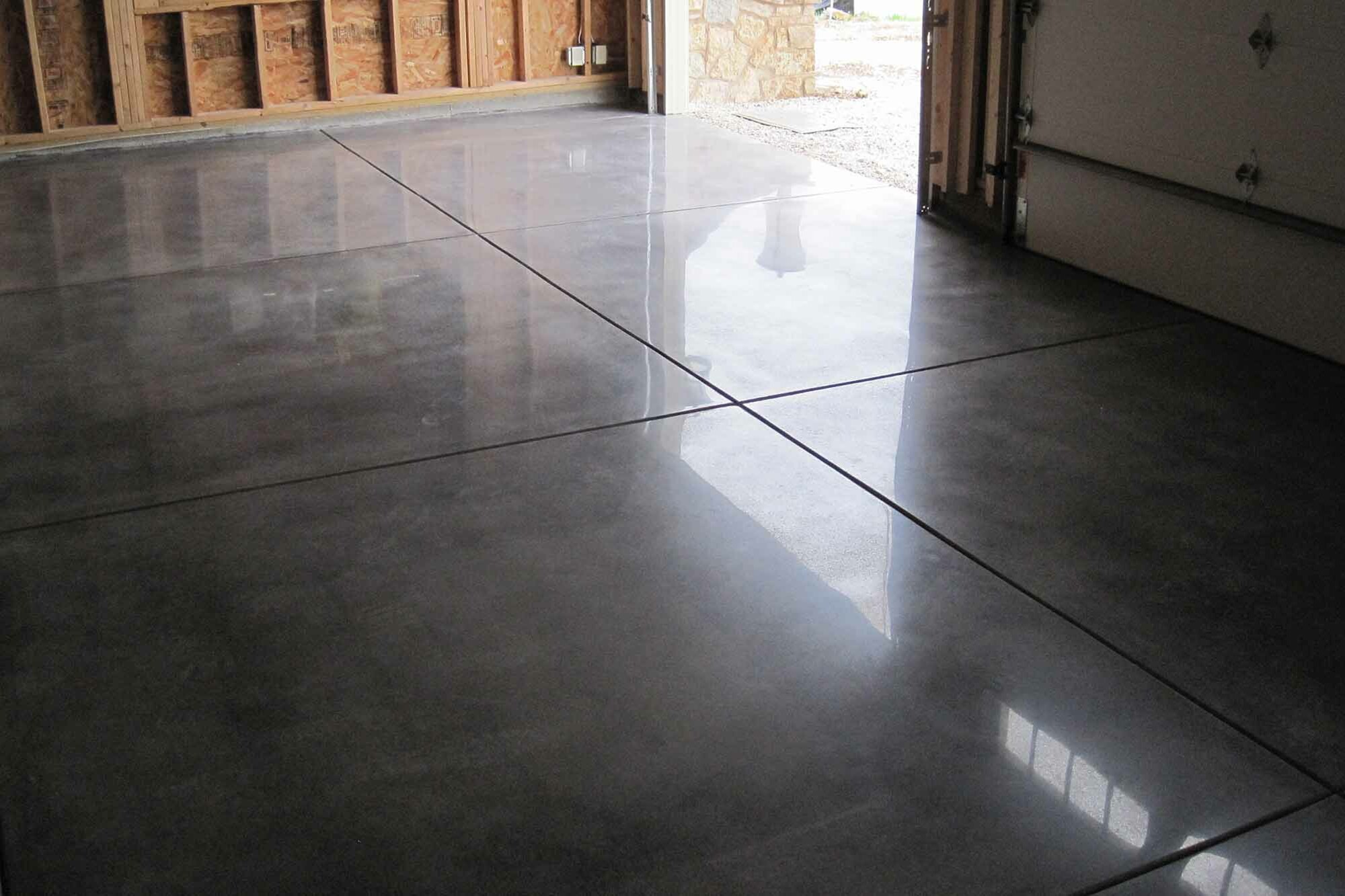 Polished concrete floor example