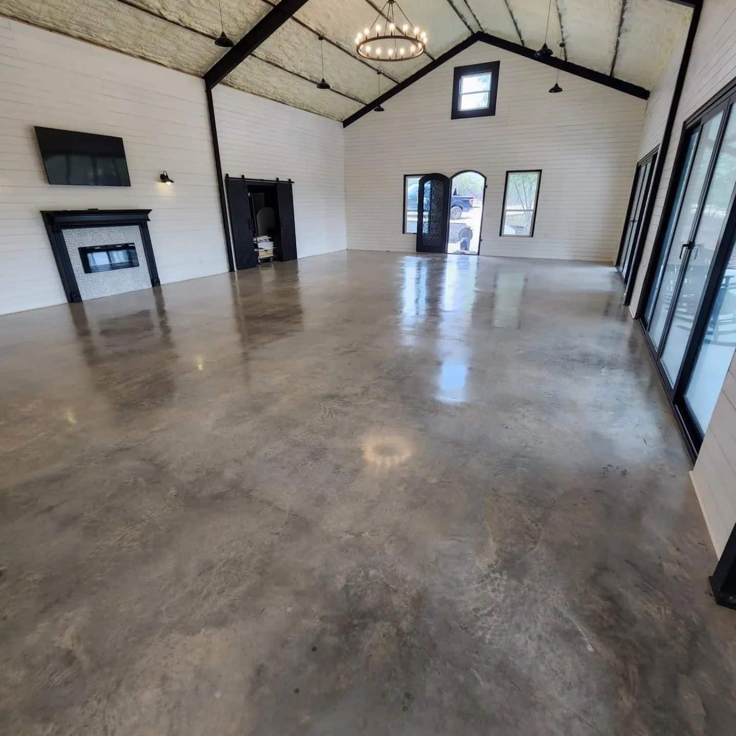 Polished concrete floor example